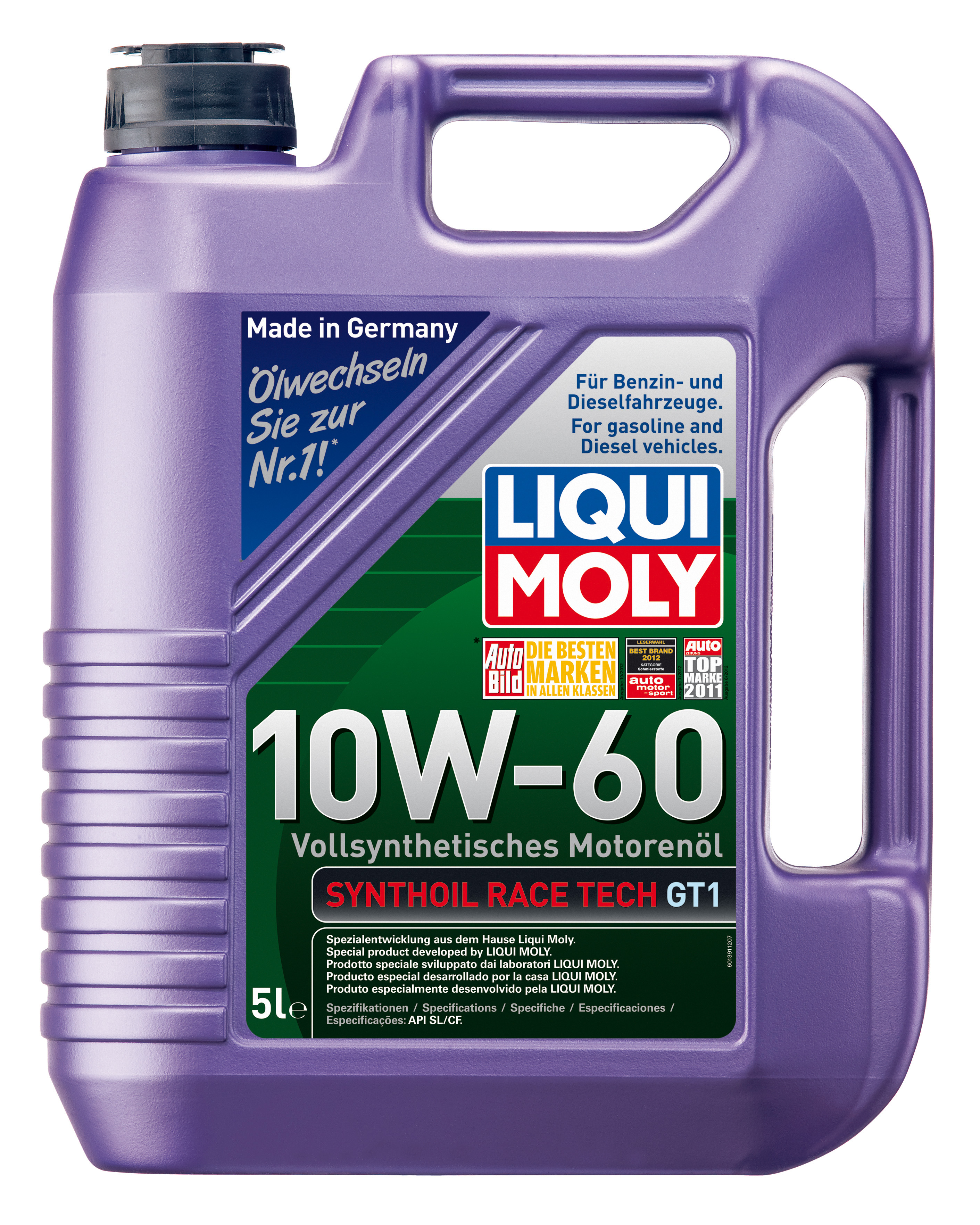 1391 ACEITE SINTETICO Race Tech GT1 10w60